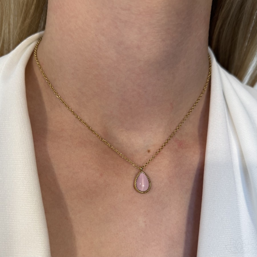 Naszyjnik z efektem kociego oka